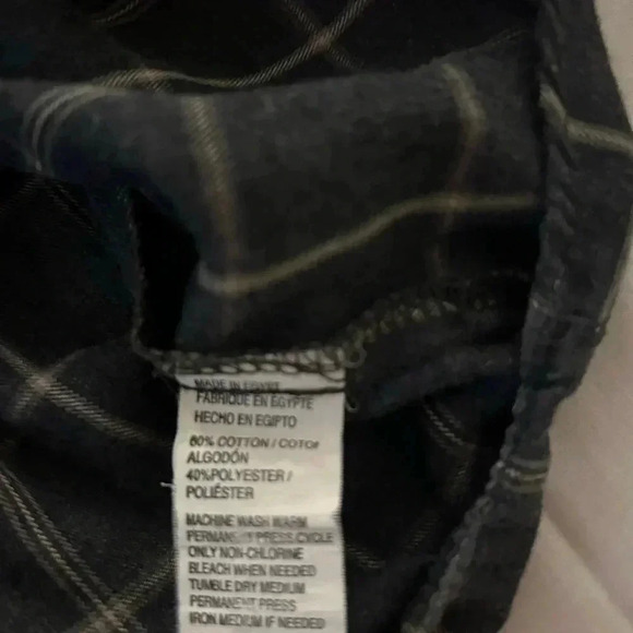 Men’s Arrow Plaid Long Sleeve Shirt Size XL 17-17 1/2 - Picture 5 of 5
